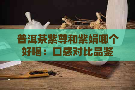 普洱茶紫尊和紫娟哪个好喝：口感对比品鉴