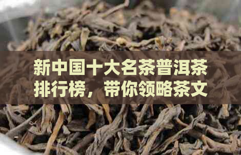 新中国十大名茶普洱茶排行榜，带你领略茶文化的独特魅力