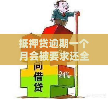 抵押贷逾期一个月会被要求还全款吗？应对策略和后果解析