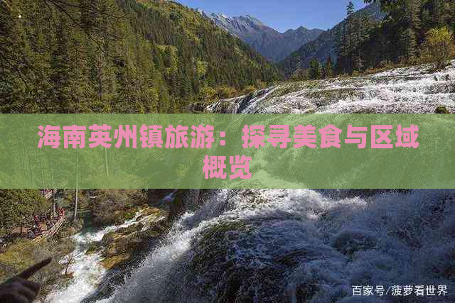 海南英州镇旅游：探寻美食与区域概览