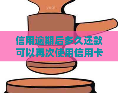 信用逾期后多久还款可以再次使用信用卡？