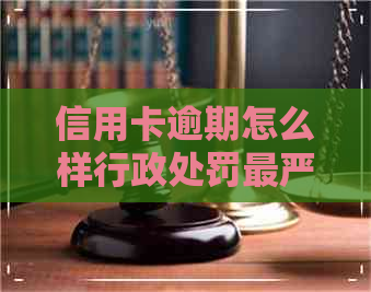 信用卡逾期怎么样行政处罚最严重