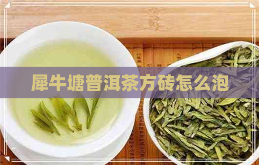 犀牛塘普洱茶方砖怎么泡