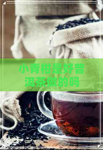 小青柑是好普洱茶做的吗