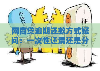 网商贷逾期还款方式疑问：一次性还清还是分期可行？