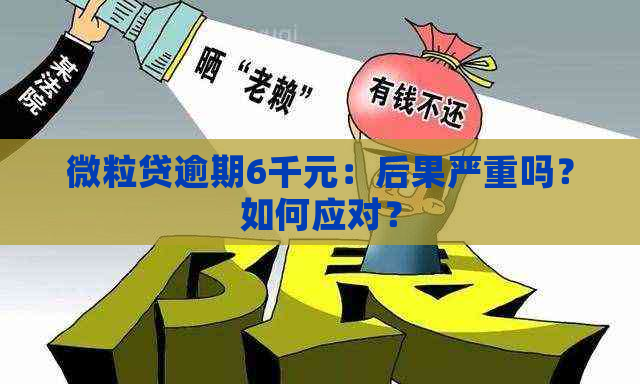 微粒贷逾期6千元：后果严重吗？如何应对？