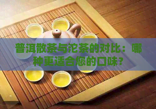 普洱散茶与沱茶的对比：哪种更适合您的口味？