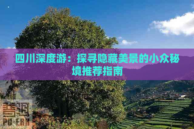 四川深度游：探寻隐藏美景的小众秘境推荐指南