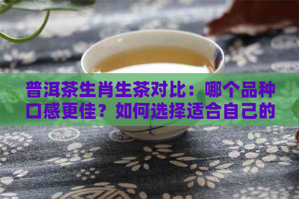 普洱茶生肖生茶对比：哪个品种口感更佳？如何选择适合自己的普洱茶？