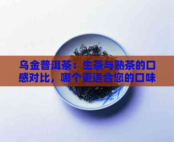 乌金普洱茶：生茶与熟茶的口感对比，哪个更适合您的口味？