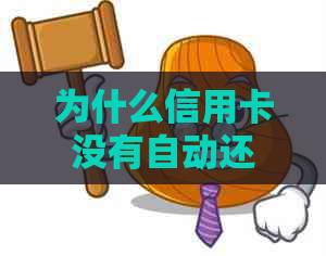 为什么信用卡没有自动还款-为什么信用卡没有自动还款功能