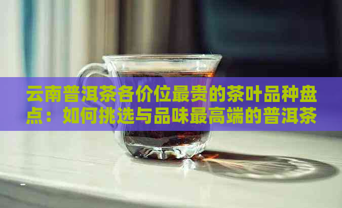 云南普洱茶各价位最贵的茶叶品种盘点：如何挑选与品味更高端的普洱茶？