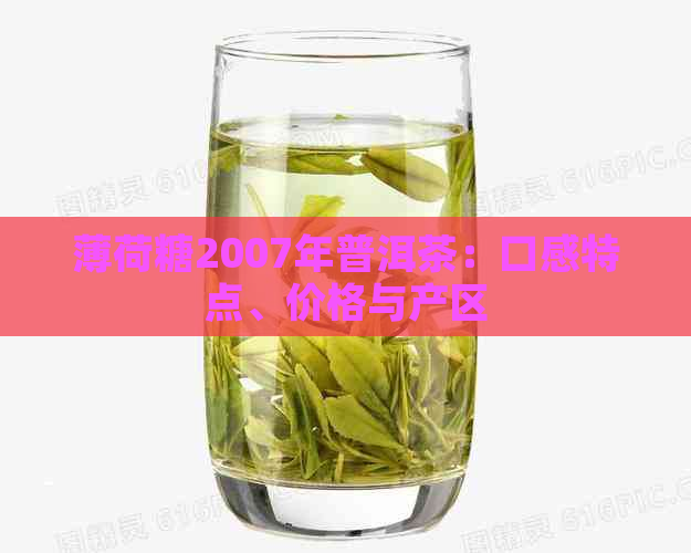 薄荷糖2007年普洱茶：口感特点、价格与产区