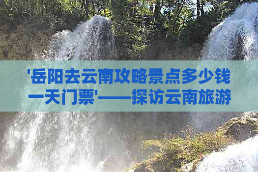 '岳阳去云南攻略景点多少钱一天门票'——探访云南旅游预算及景点票价