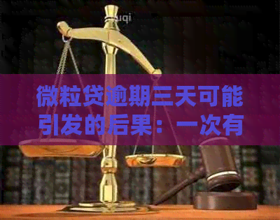 微粒贷逾期三天可能引发的后果：一次有奖问答活动