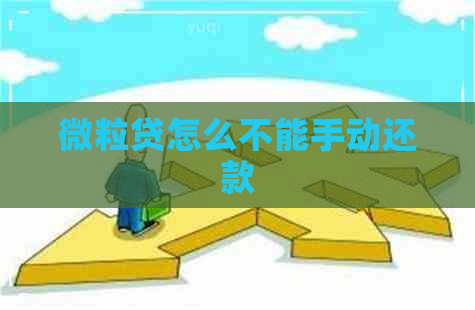 微粒贷怎么不能手动还款