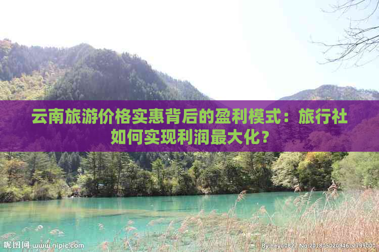 云南旅游价格实惠背后的盈利模式：旅行社如何实现利润更大化？