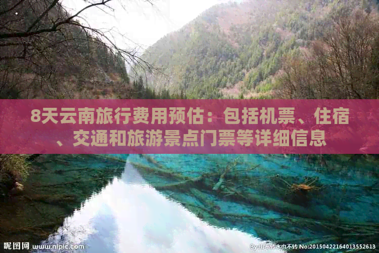 8天云南旅行费用预估：包括机票、住宿、交通和旅游景点门票等详细信息