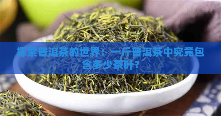 探索普洱茶的世界：一斤普洱茶中究竟包含多少茶叶？