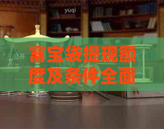 富宝袋提现额度及条件全面解析：满足要求即可随时提现！