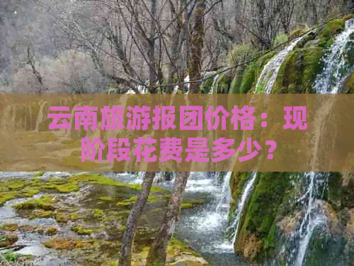 云南旅游报团价格：现阶段花费是多少？