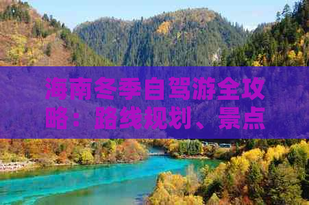 海南冬季自驾游全攻略：路线规划、景点推荐、美食指南及必备注意事项