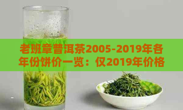 老班章普洱茶2005-2019年各年份饼价一览：仅2019年价格待查