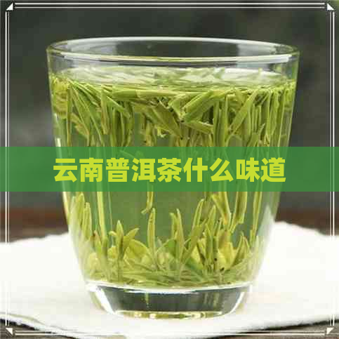 云南普洱茶什么味道