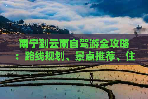 南宁到云南自驾游全攻略：路线规划、景点推荐、住宿及美食一应俱全！