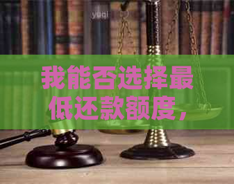 我能否选择更低还款额度，但仍需支付额外数百元？