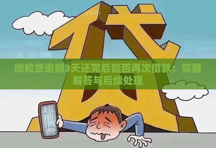 微粒贷逾期3天还完后能否再次借款：完整解答与后续处理