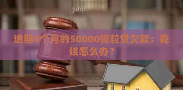 逾期4个月的50000微粒贷欠款：我该怎么办？