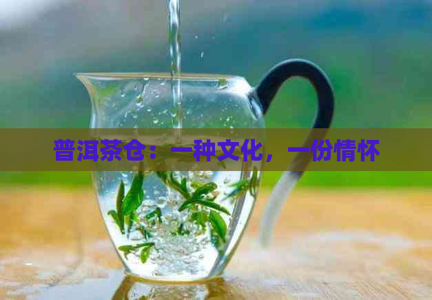 普洱茶仓：一种文化，一份情怀