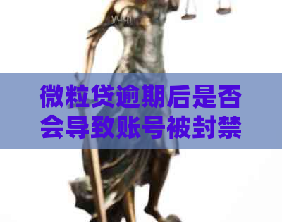 微粒贷逾期后是否会导致账号被封禁？