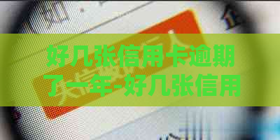 好几张信用卡逾期了一年-好几张信用卡逾期了一年怎么办