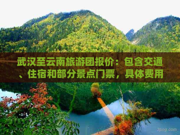 武汉至云南旅游团报价：包含交通、住宿和部分景点门票，具体费用因天数而异