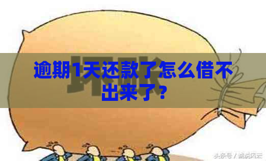 逾期1天还款了怎么借不出来了？