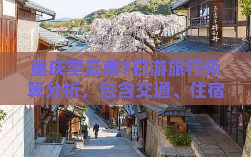 重庆至云南7日游旅行预算分析，包含交通、住宿、餐饮等费用