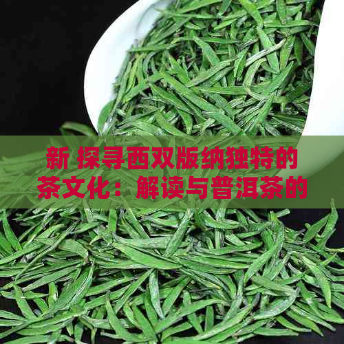 新 探寻西双版纳独特的茶文化：解读与普洱茶的异同