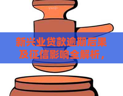 新兴业贷款逾期后果及影响全解析，如何避免不良记录？