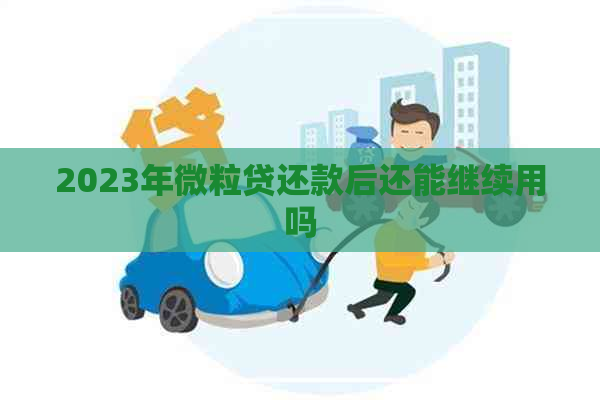 2023年微粒贷还款后还能继续用吗