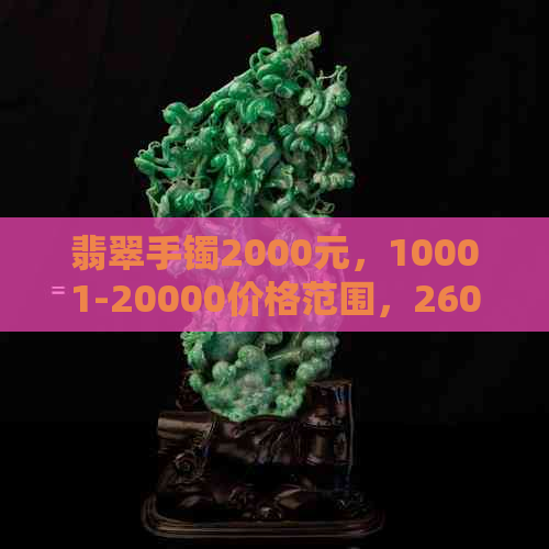 翡翠手镯2000元，10001-20000价格范围，2600元翡翠手镯，2000万种选择。