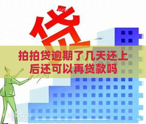 逾期了几天还上后还可以再贷款吗