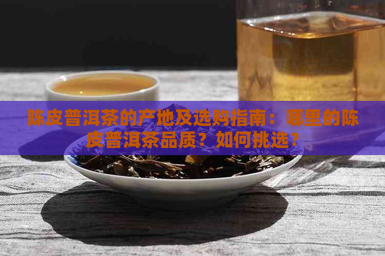 陈皮普洱茶的产地及选购指南：哪里的陈皮普洱茶品质？如何挑选？