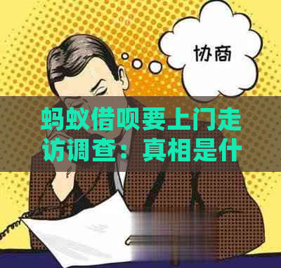 蚂蚁借呗要上门走访调查：真相是什么？