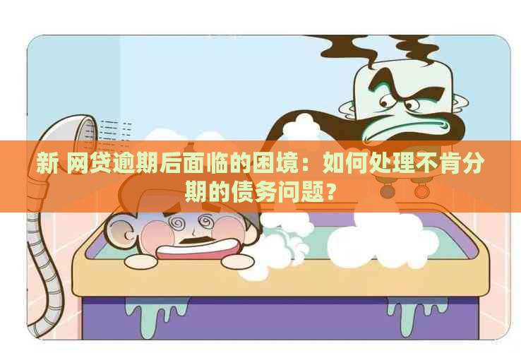 新 网贷逾期后面临的困境：如何处理不肯分期的债务问题？