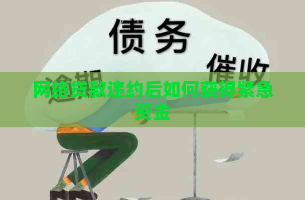 网络贷款违约后如何获得紧急资金