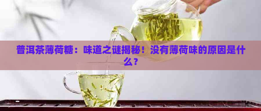 普洱茶薄荷糖：味道之谜揭秘！没有薄荷味的原因是什么？