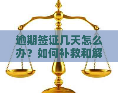 逾期签证几天怎么办？如何补救和解决逾期问题，避免影响未来出入境