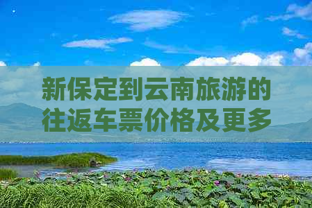 新保定到云南旅游的往返车票价格及更多相关信息